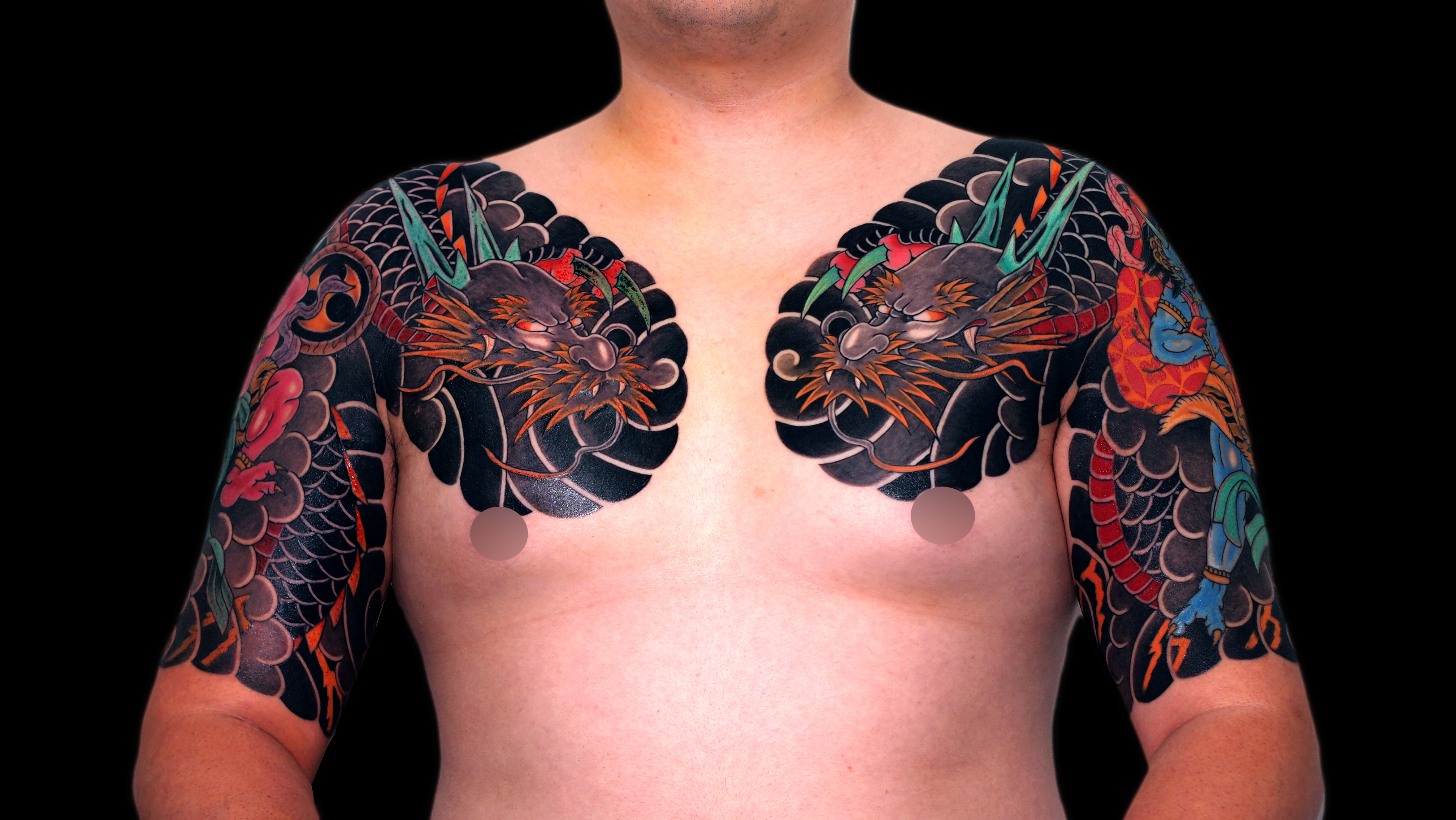 양산 이레즈미 타투 작업 포트폴리오